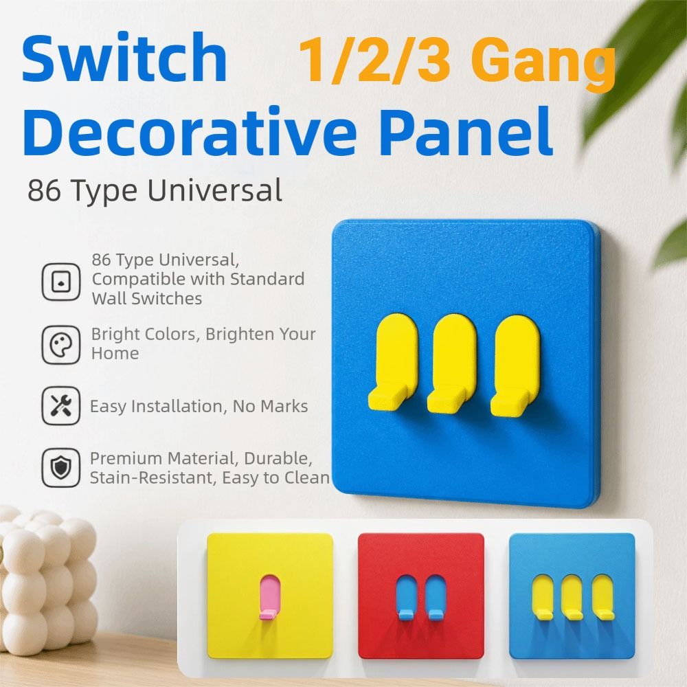 86 Type Light Switch Cover 3D Printed Switch Frame Cover Gift for Friends