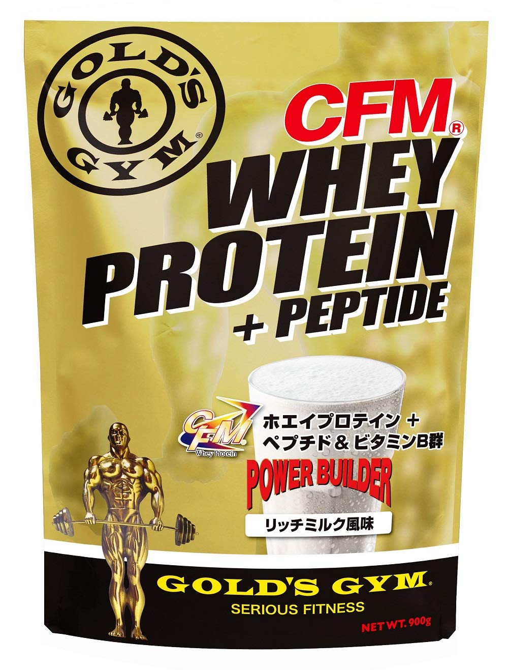 

GYM CFM Whey Protein Rich Milk Flavor 900g GOLD S