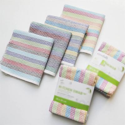 4PCS Waffle Weave Dish Cloths, 100% Cotton Quick Drying & Lint-Free Kitchen Towels for Cleaning, Absorbent Reusable Dishcloths