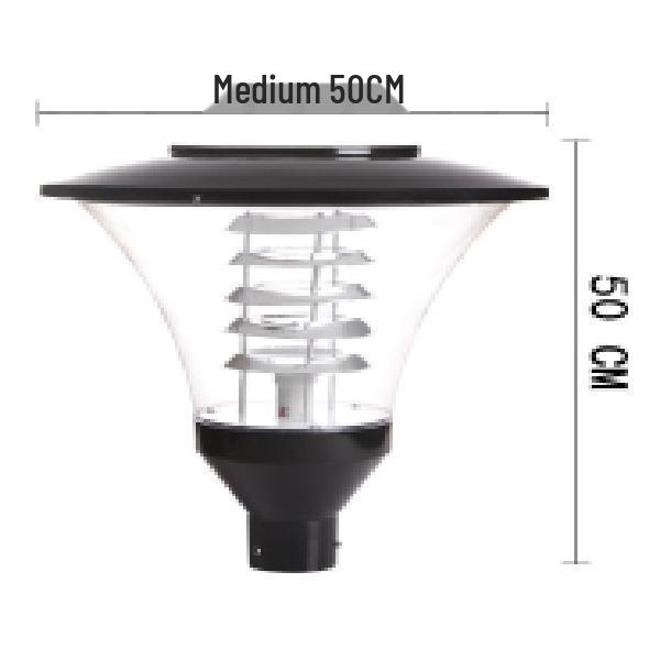 Rust-Proof 3m Courtyard Light Pole: Modern Landscape Street Light for Parks, Villas, Communities, and Households.