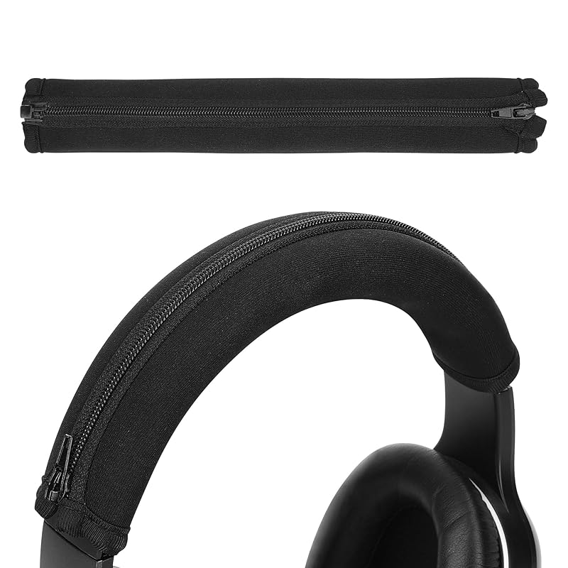 

kwmobile Edifier Compatible with W820NB headband cover - protective cover Easy to install neoprene black color