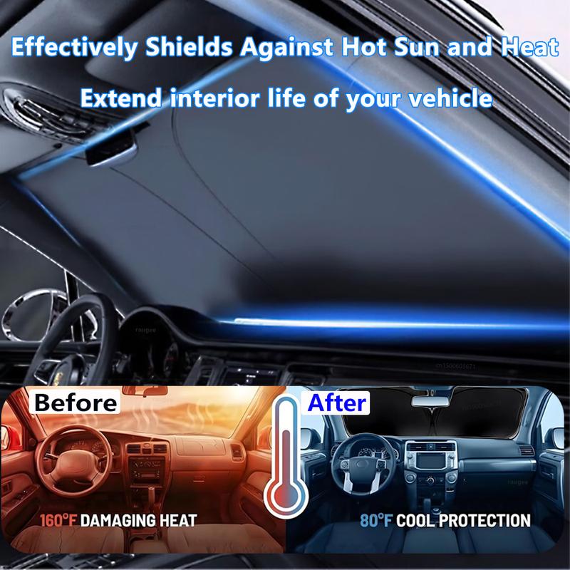 Windshield Sun Shade Car Front Window Anti UV Sun Protector Folding Sunshade for Windshield Glass Cover Car Interior Accessories