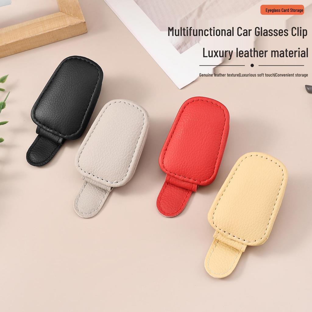 Multifunctional Car Visor Sunglasses Holder & Storage Clip