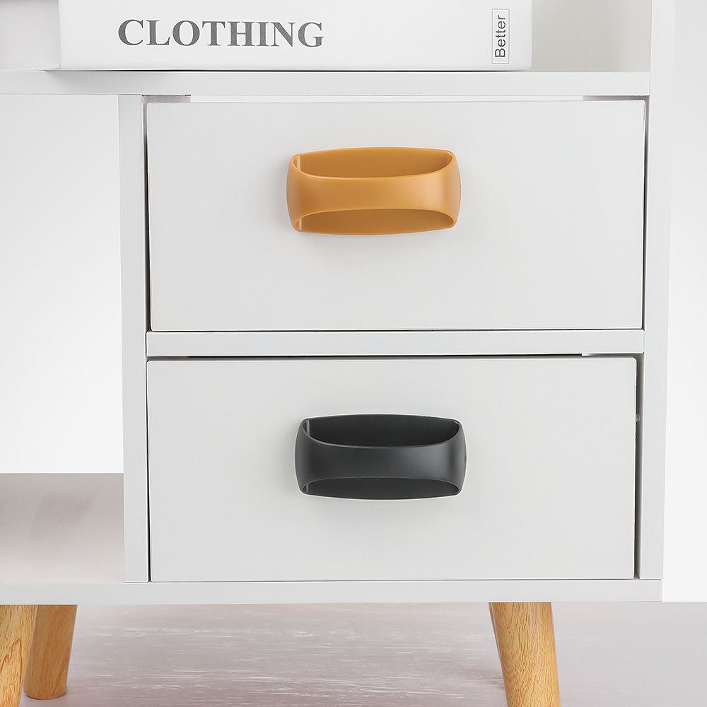 Punch-free High Elasticity Self Adhesive ABS Handle Door Knob Drawer Cupboard Cabinet Wardrobe Handles Replacement Handle