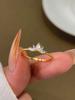 925 Sterling Silver Personalized Simplicity Crown Zircon Ring For Women Engagement Wedding Luxury High Quality Fine Jewelry