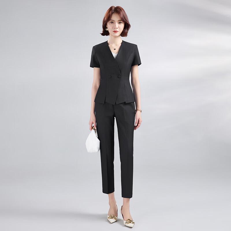 Women's Professional Short-Sleeve Suit Set