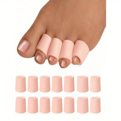 Gel Toe Protector, Toe Sleeve Toe Tube, New Material, Bunion Blisters for Bunion, Calluses, (For Little Toes), Silicone Toe Protector