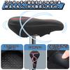 OMOMOAKARI Bicycle Saddle Cover Super No Pain in the Shock PU Outer Road Bike Cushion, Thick, Butt, Absorption, Anti-Slip, Material, Bike/Mountain