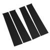 4pcs Pillar Post Trim High Strength PC Gloss Black Door Window Pillar Cover for 1500 2500 HD 3500 HD 2014 2018