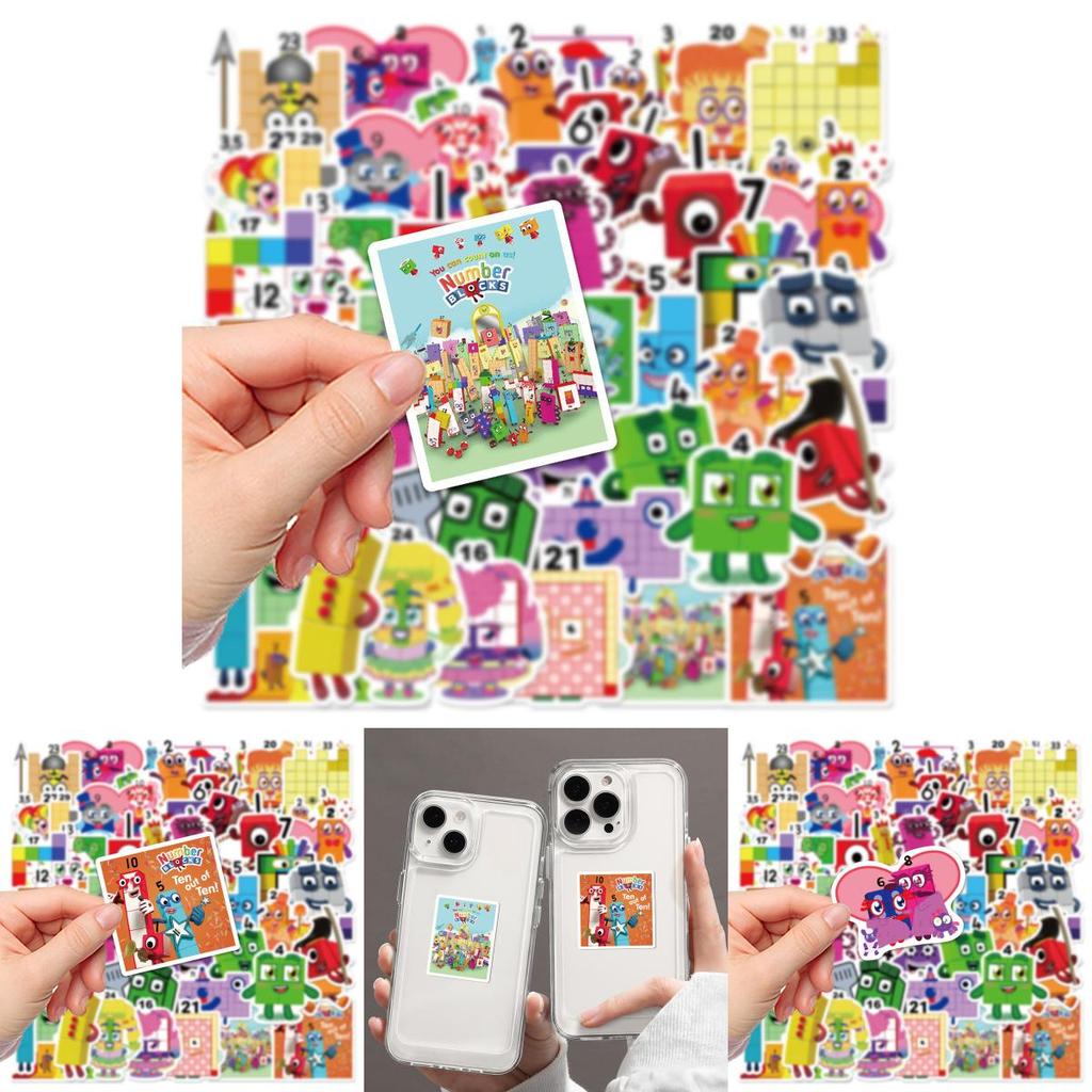 50pcs Adhesive Waterproof Reusable Stickers Decorate Cases More!