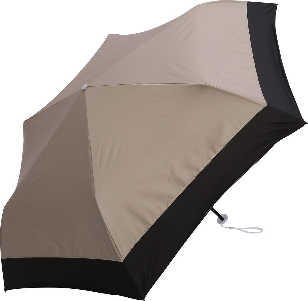 assa Folding UV Light Heat Heat Down Suitable for Sun and Rain Women's Parasol, Large, 55cm, Protection, 100% Blocking, Shielding, Parasol,