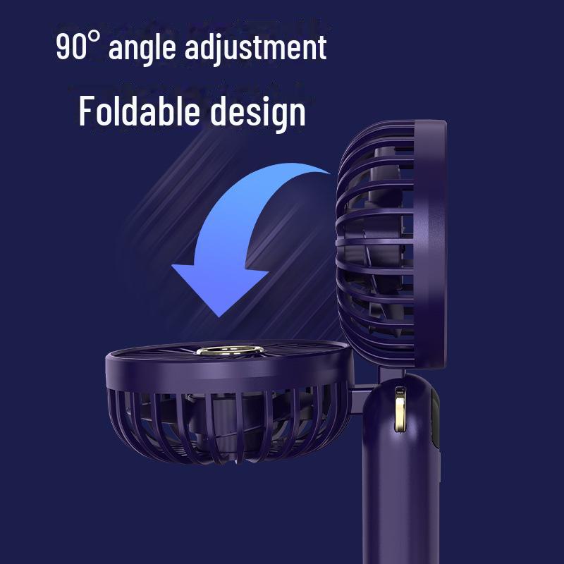 Ventilatore Portatile Ricaricabile USB Manuale con Aromaterapia - Versatile per Scrivania, da Appendere al Collo e Uso Esterno