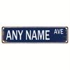 1pc Retro Aluminum Street Sign Custom Text Personalized Home Decor