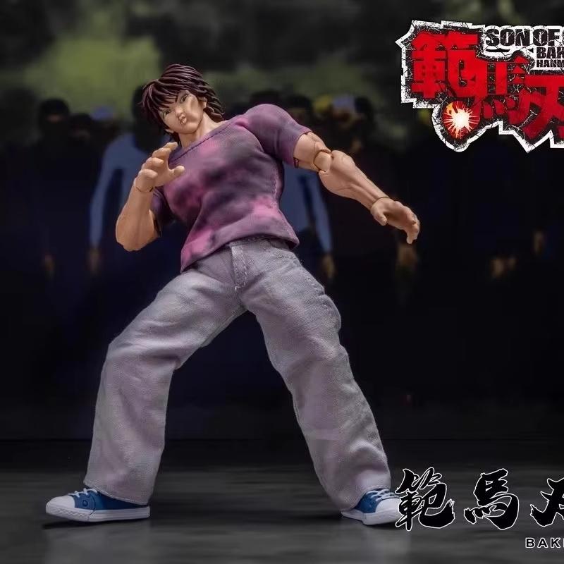 1/12 Scale Anime Baki Hanma Action Figure Son Of Ogre Real Man Assembly Model Figurine Desktop Decoration Ornaments Boys Gifts