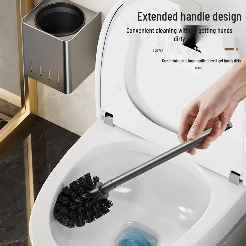 Cmaos Wall-Mounted Toilet Brush Set with Holder
