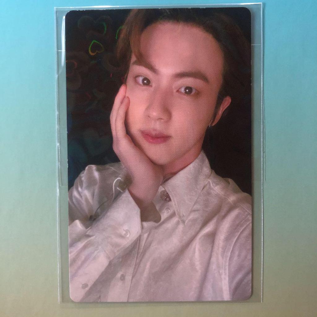 [USED] BTS Hologram Trading Card Jin BE JPFC Exclusive Purchase Bonus
