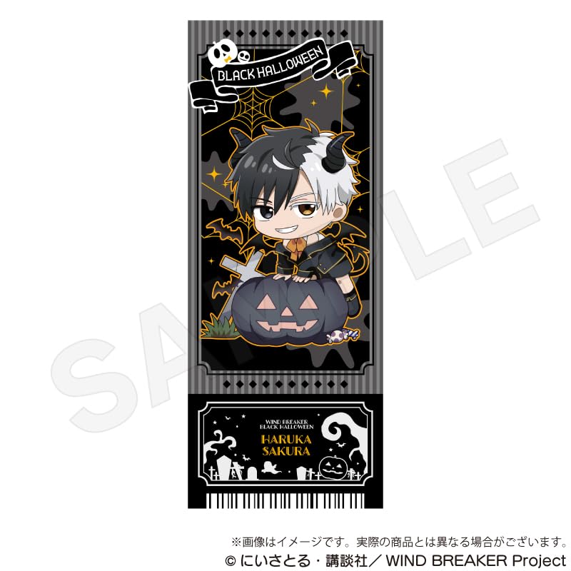 WIND BREAKER Trading Black Halloween Box of 9 Ticket-Style Cards, Ver.,