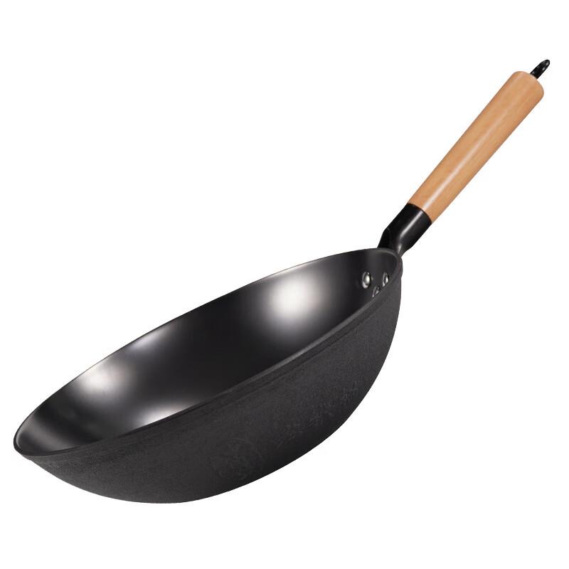 Hakka Nitrided Iron Wok 32cm