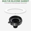 IBC Tank Adapter S60 X 1/2" 3/4' 1" 1.5 2" 63/75/80/100mm Thread Connector Ton Barrel Connect 1000 Liter IBC Tank Fitting