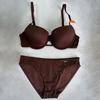 Lenjerie intimă pentru femei Sutien Push Up cu Cupe 3/4 Chiloți Set 2 buc Seturi de lenjerie intimă Sutien de zi Seturi de sutien Lenjerie sexy la modă