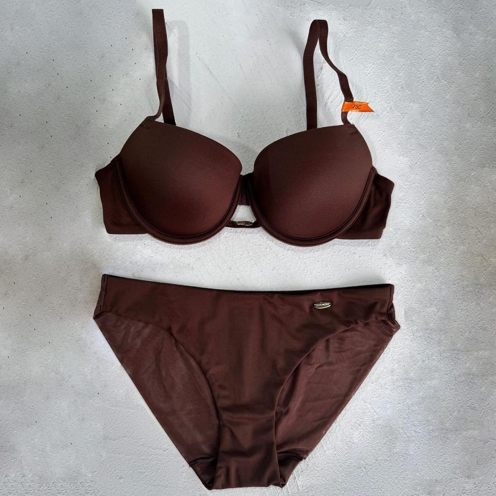 Lenjerie intimă pentru femei Sutien Push Up cu Cupe 3/4 Chiloți Set 2 buc Seturi de lenjerie intimă Sutien de zi Seturi de sutien Lenjerie sexy la modă