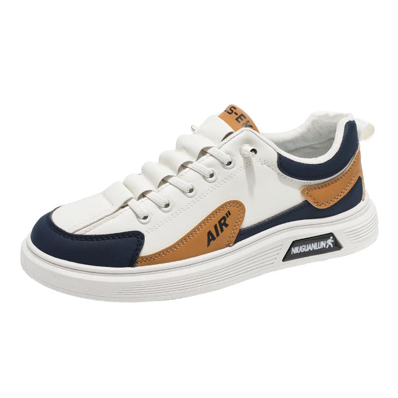 Men's Sneakers Work Driving Trendy Shoes Youth Casual Khaki Fashion Student Outdoors Sports Running Footwear for All Seasons