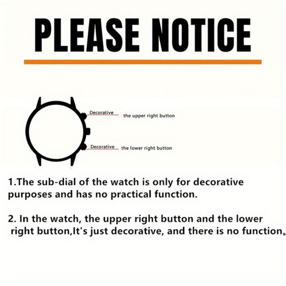 1 peça Novo relógio de quartzo masculino de moda Calendário