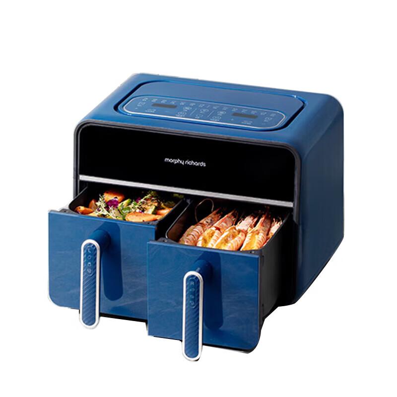 Morphy Richards MR8100 Dual Basket Visual Air Fryer Oven CN plug (adapter included)