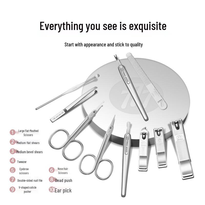 777 10-Piece Business Gift Nail Clipper Set