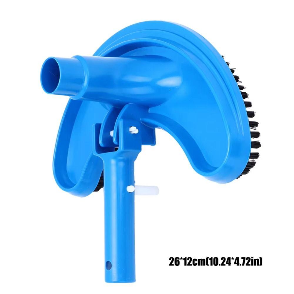 Halvmåne pool dammsugare huvud Flexibelt poolrengöring borsthuvud Poolrengörare Rengöringstillbehör