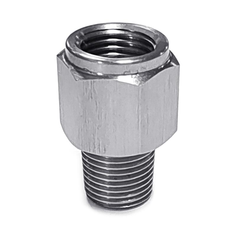 

1 шт. Адаптер манометра давления масла из нержавеющей стали, наружная резьба 1/8NPT на внутреннюю M10x1.0, сменный адаптер для датчика давления масла