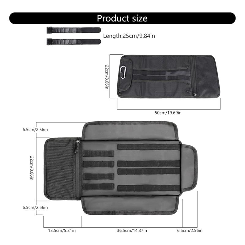 Multifunction Motorcycle Accessory Storage Solution Efficient Design Roll Up Bags Organizers For Enthusiasts