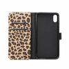 Applicable to iphone7/8plus leopard print leather case xsmax flip wallet storage card mobile phone case