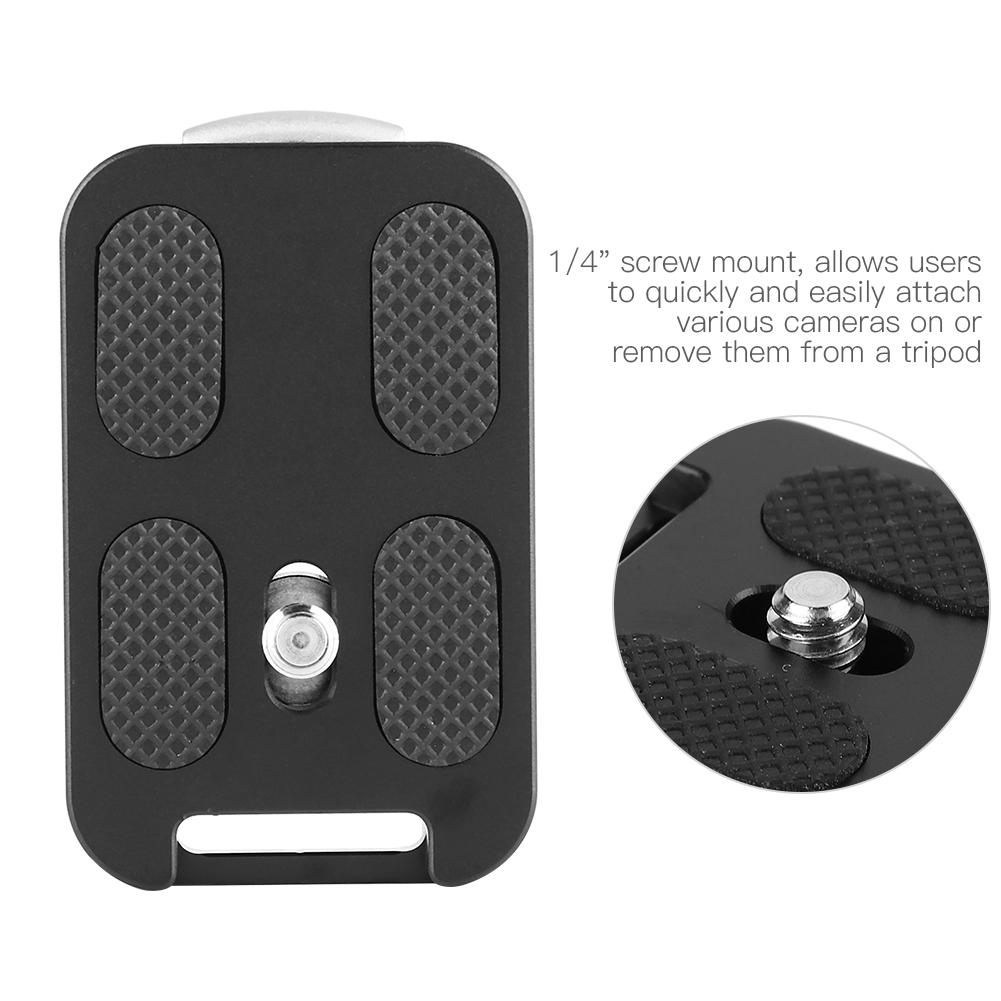 QR 60 Quick Release Plate 1 4  Screw Mount with Strap Buckle for ArcA Swiss Ball Head Tripod