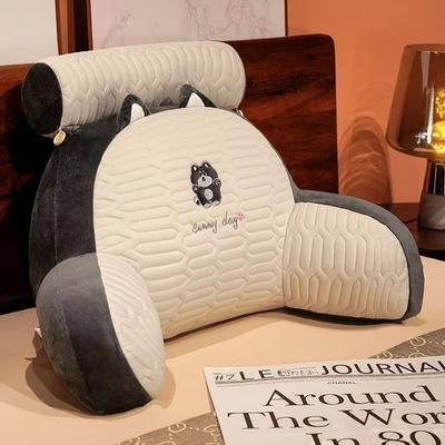 Multi-purpose Summer Cool Latex Pad Cartoon Lumbar Support Pillows Breathable Sofa Pillow Napping Pillows Soft and Comfortable Seat Cushion Removable