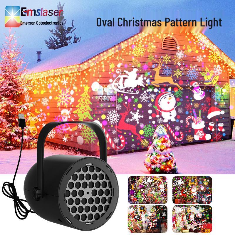 High Brightness Outdoor/Indoor Festive Projector Light: Christmas & Halloween Patterns