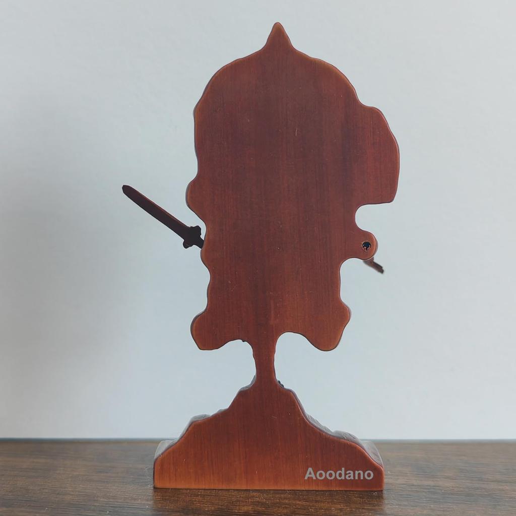 Ususama Myōō Wooden Statue – Total Height 7.2cm, Boxwood Miniature Buddhist Statue, God of the Toilet (Antique Finish)