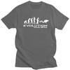 Custom Evolution Of Scuba Diving T Shirt for Men Pure Cotton Tshirt Casual Tee Funny Underwater Dive Diver Gift Tshirt Slim Fit