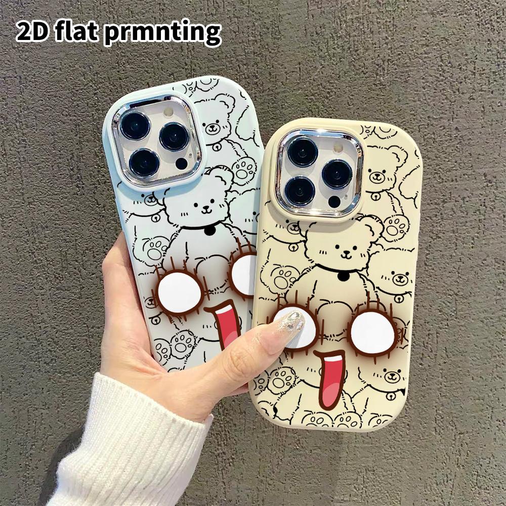 Phone Case: 2D Flat Design Suitable for iPhone 18 17 16 15 14 13 Pro Protective Case, Couple Style, Cartoon Exaggerated, Christmas and Halloween Gifts