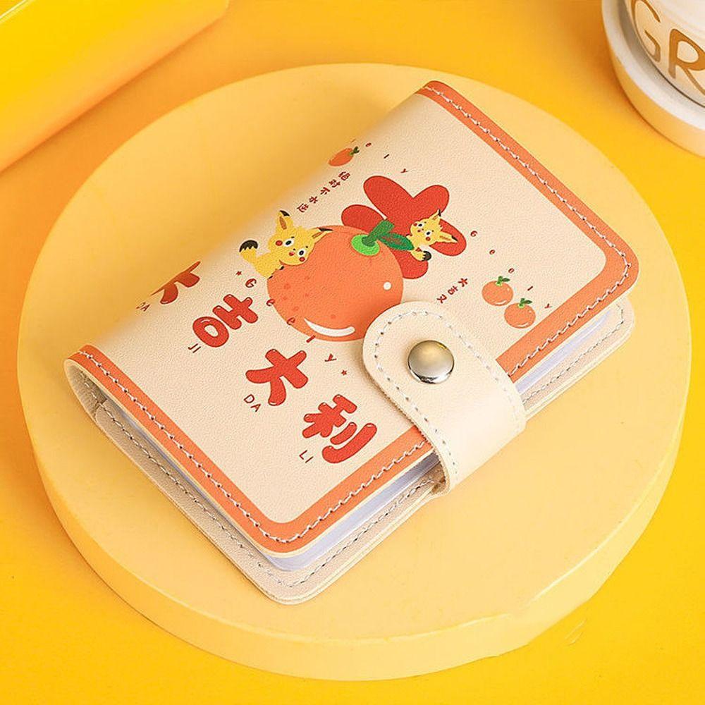 Multi-Card Space PU Leather Cartoon Card Bag Credit Card Holder Key Holder Driver License Holder