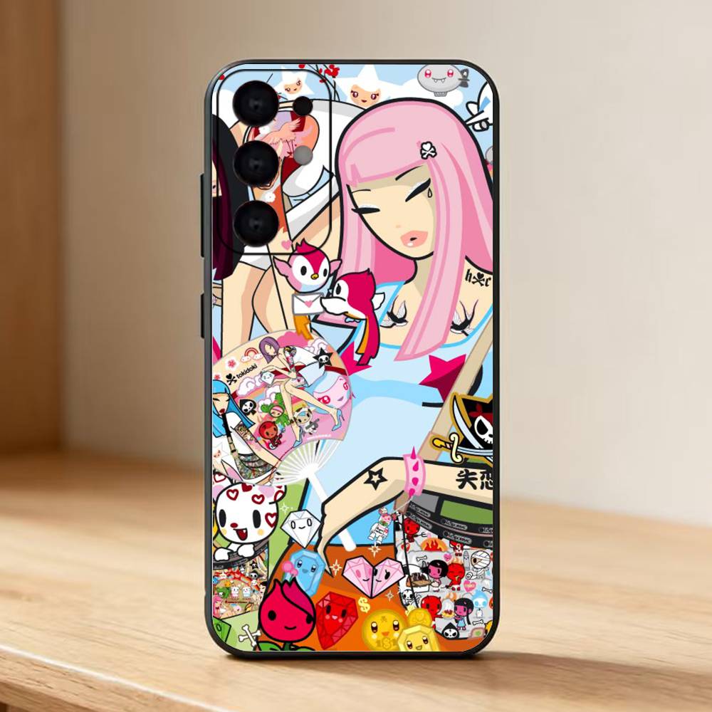 Cyber Sigil Cross  Phone Case For Samsung S25,24,23,22,30,21,10,9,Ultra,Plus,Lite Soft Black Case Samsung S23ULTRA5G
