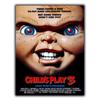 JOACĂ DE COPII Chucky PLACĂ METALICĂ DE PERETE Film Movie Publicitate poster art printAluminiu