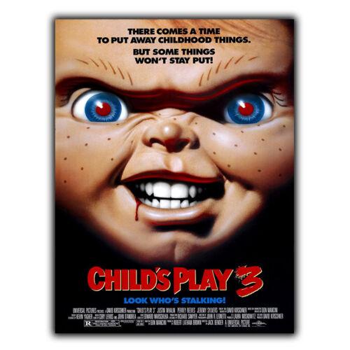 CHILDS PLAY Chucky SIGN METAL WALL PLAQUE Film Movie Advert poster art printAluminum 20x30cm(7.8x11.8inch)