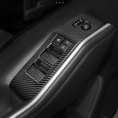 Für Toyota Highlander Kluger 2022 Auto Innere Fensterheber Schalter Taste Panel Abdeckung Trim Rahmen Dekorative