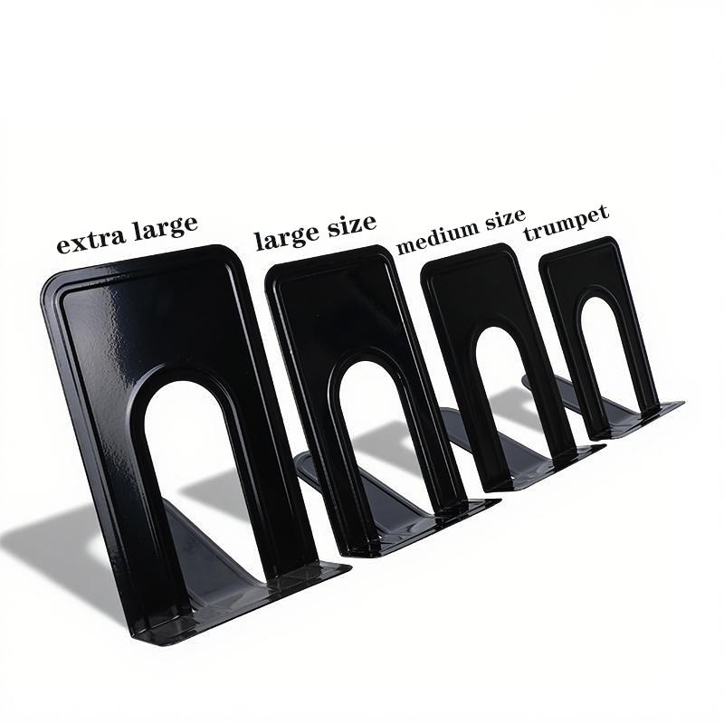 Adjustable Portable Metal Book Stand-Heavy Duty Black Book Holder for Office and Home Display