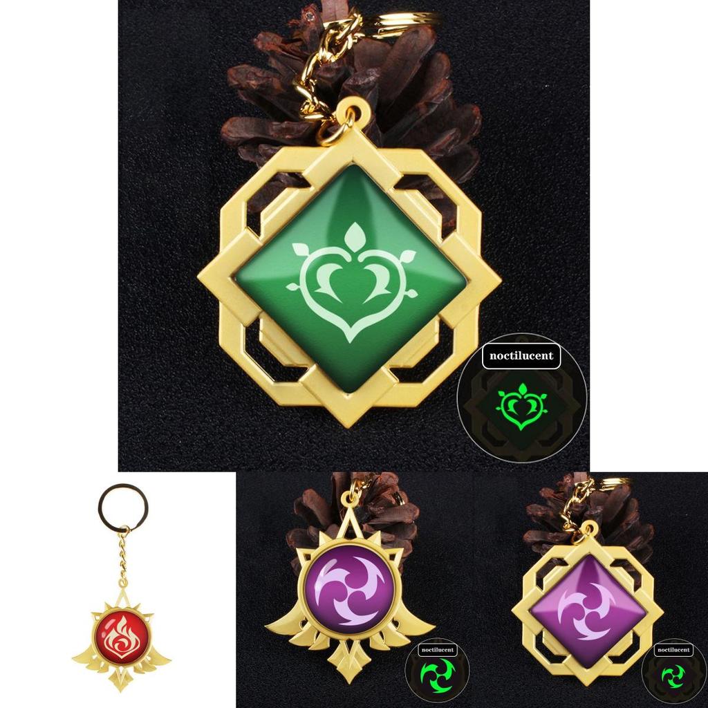 Unique Eye Of God Luminous Keychain Ideal For Trendy Game Jewelry Enthusiasts