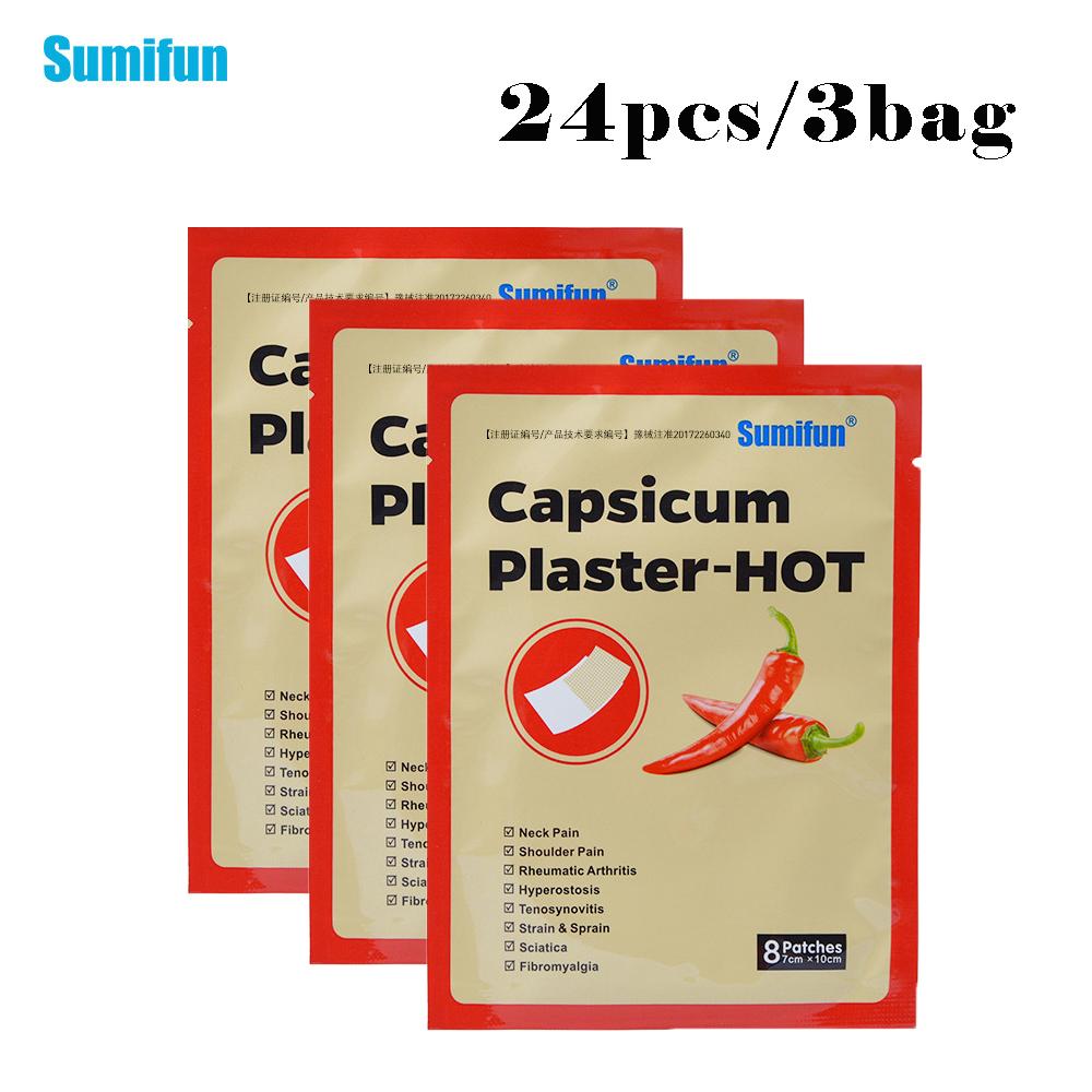 Sumifun Plaster przeciwbólowy z pieprzem. Tył, szyja, ramię. Ziołowy lek na zapalenie stawów