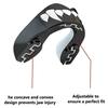 1PC Mouth Guard Sports- Teeth 3D Technology Double Layer Boxing Mouth Guard Perfect Fit Adults with Case - Boil & Bite Mouth