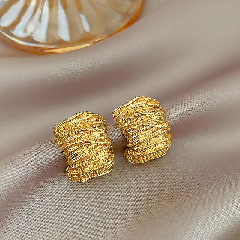 Pearl Asymmetrical Earrings: Elegant Autumn/Winter European & American Style