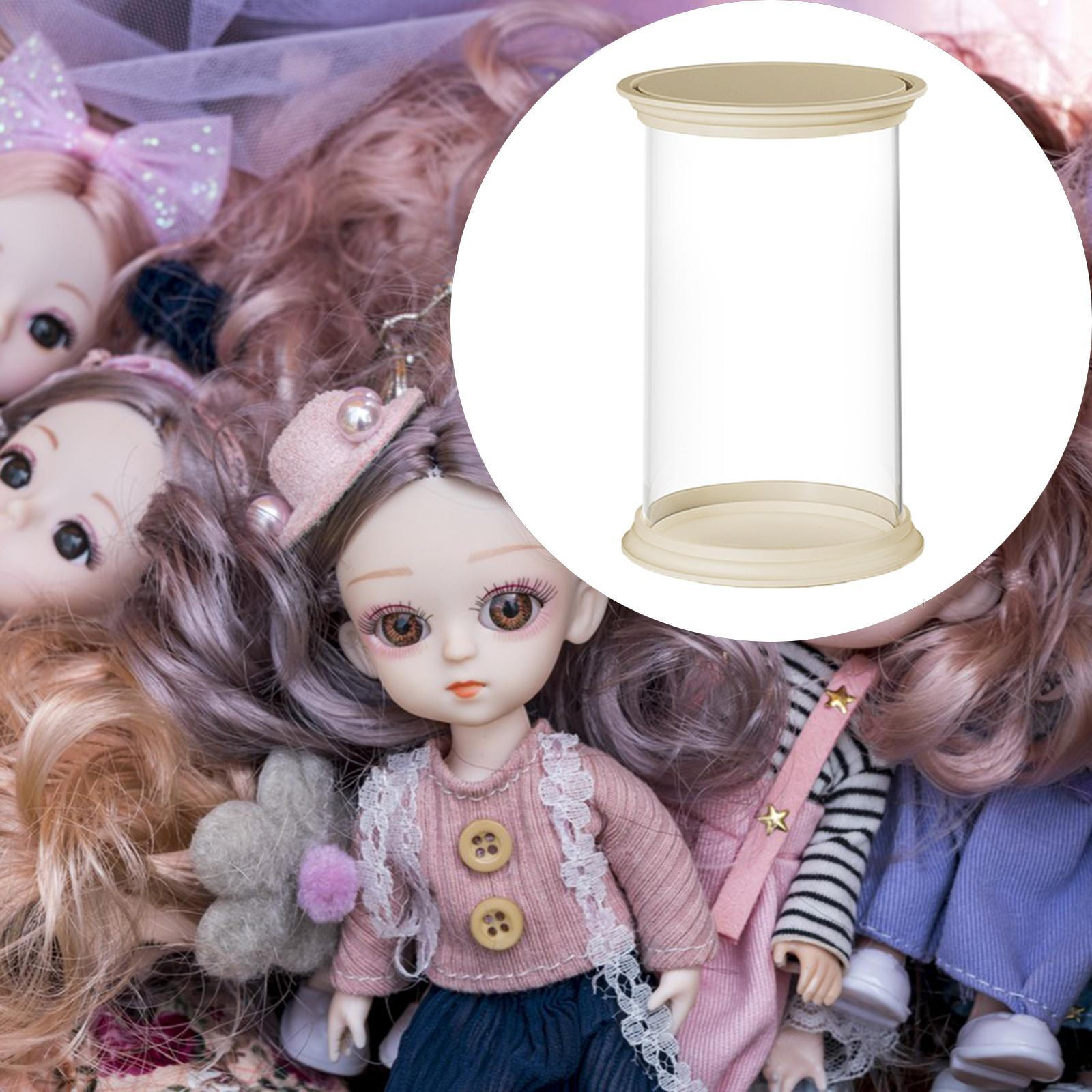 

Clear Figure Display Case Toy Storage Box Tabletop Stand Organizer for Models Mini without Stand